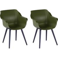 Sophie Studio dining armstoel Black / Moss - thumbnail