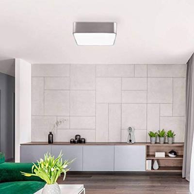 Lyora Vierkante plafondlampRagu zwart 46cm - 866607