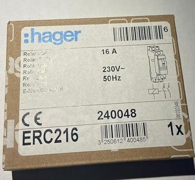 Hager ERC216 Schakelrelais 16 A 230 V 1 stuk(s)