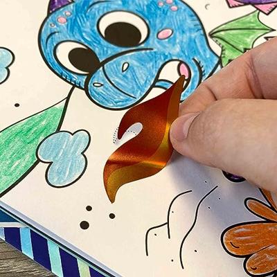Tekeningen om te schilderen SES Creative Activity Colouring Book 3 in 1 Schrift