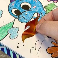 Tekeningen om te schilderen SES Creative Activity Colouring Book 3 in 1 Schrift - thumbnail