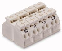 WAGO 862-1694 Apparaataansluitklem Veerklem Wit 200 stuk(s) - thumbnail