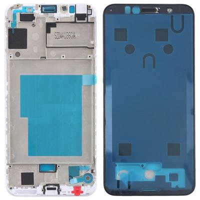 Front behuizing LCD-frame bezel voor Huawei Y6 (2018) (wit)