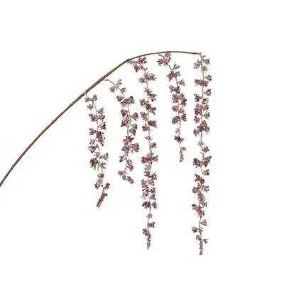 Treurwilg plc l3b6h95 cm pink kerstboomversiering kerst Decoris - Decoris