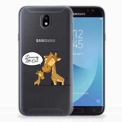 Samsung Galaxy J7 2017 | J7 Pro Telefoonhoesje met Naam Giraffe Samsung Galaxy J7 2017 | J7 Pro Telefoonhoesje met Naam Giraffe