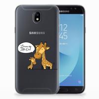 Samsung Galaxy J7 2017 | J7 Pro Telefoonhoesje met Naam Giraffe - thumbnail