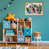 Clementoni legpuzzel super color lovely kitty twins, 60st. - thumbnail