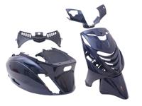 Edge Plaatset 5-delig voor piaggio zip-sp vanaf bouwjaar 2000 - blauw metallic - thumbnail