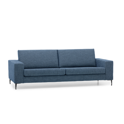 3-Zitsbank Fira Blauw Stof