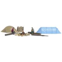 Busch 79823 H0 Actieset wild kamperen figuren Bouwpakket - thumbnail