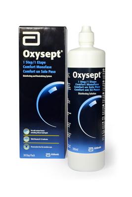 Oxysept 1 Step lenzenvloeistof voor 1 maand 300 Milliliter