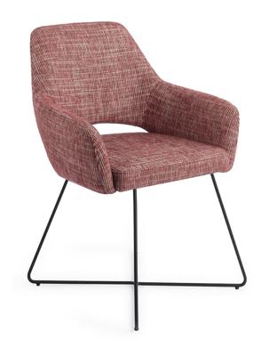 Jesper Home Yanai eetkamerstoel Berry Bars cross black