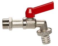 GARDENA 07333-20 Kogeltapkraan 1 Slangaansluiting 19 mm (3/4) Ø Zilver, Rood - thumbnail