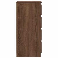 Dressoir 37,5x35x76 cm bewerkt hout bruin eikenkleurig - thumbnail