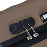 Harde koffer ABS bruin - thumbnail