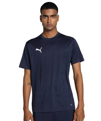 PUMA teamGOAL Voetbalshirt Donkerblauw Wit PUMA teamGOAL Voetbalshirt Donkerblauw Wit