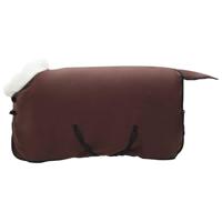 VidaXL Paardendeken volledig donkerbruin 75 cm polar fleece - thumbnail