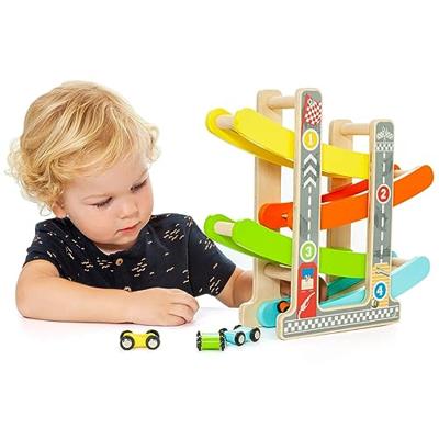 Houten Racebaan met Hellingen voor Auto Moltó