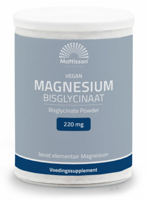 Mattisson Magnesium bisglycinaat poeder 11% elem magnesium 200 Gram - thumbnail