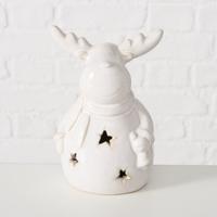 Boltze Home Hertfiguur cristo steen met led h13cm - thumbnail