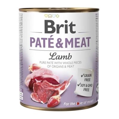 BRIT Paté & Meat met lamsvlees - nat hondenvoer - 800 g