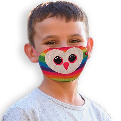 TY Wasbaar Kinder Mondkapje Uil Owen Verstelbaar 3+ TY Wasbaar Kinder Mondkapje Uil Owen Verstelbaar 3+