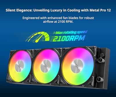 Montech Hyper Flow 360 ARGB Zwart Montech Hyper Flow 360 ARGB Zwart