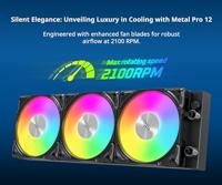 Montech Hyper Flow 360 ARGB Zwart - thumbnail