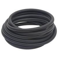 Luchtslang hybride 2 m rubber en pvc zwart - thumbnail