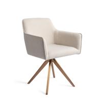 Jesper Home Eetkamerstoel 'Hofu' Turn Rose, Draaibaar, kleur Enoki - thumbnail