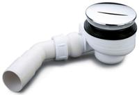 Wiesbaden Turboflow douchebaksifon voor afvoergat 90mm chroom - thumbnail