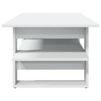 Salontafel 102x50x42 cm bewerkt hout zwart - thumbnail