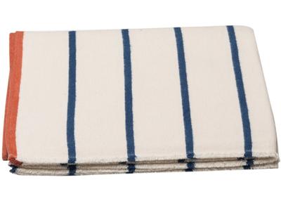 David Fussenegger David Fussenegger LUCA flannel cotton plaid - stripes 200x140 cm offwhite