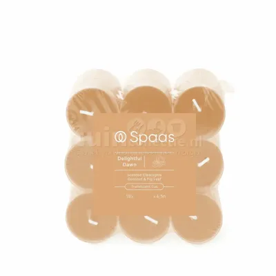 Spaas Clearlights Geurtheelichtjes Delightful Dawn 18st Spaas Clearlights Geurtheelichtjes Delightful Dawn 18st