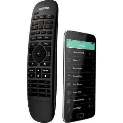 Logitech Harmony Companion afstandsbediening IR-draadloos/wifi Audio, Kabel, DVR, Game console, Home cinema-systeem, PC, Smartphone, TV, Tablet Drukknopen