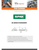 SPAX 0537000500505 Houtschroef 5 mm 50 mm T-STAR plus RVS A2 500 stuk(s) - thumbnail