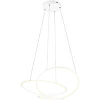 LED Hanglamp 52W - Dimbaar & Kleur Aanpasbaar - Rond Mat Wit - thumbnail