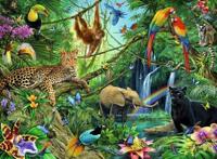 Ravensburger Dieren in de jungle, 200st. xxl - thumbnail