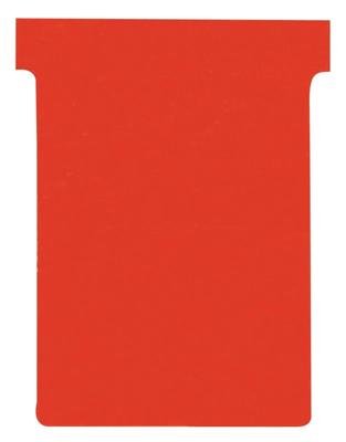 T-kaart Nobo nr.3 80mm rood 100 stuks