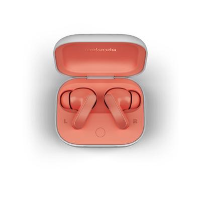 Motorola moto buds In Ear oordopjes Bluetooth Coral Peach Waterafstotend - thumbnail