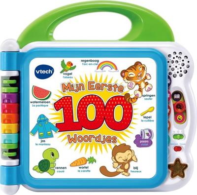 VTech Baby Mijn Eerste 100 Woordjes met Licht en Geluid VTech Baby Mijn Eerste 100 Woordjes met Licht en Geluid
