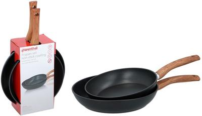 Koekenpannen set met anti-aanbaklaag Koekenpannen set met anti-aanbaklaag