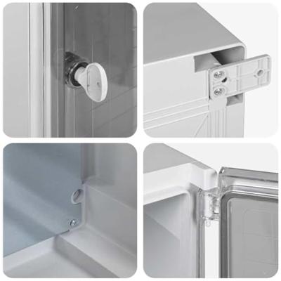 VidaXL Bedieningskast grijs 40 x 20 x 60 cm abs kunststof