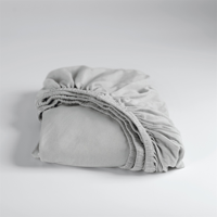 Cinderella hoeslaken jersey 140x210/220 light grey tot 25cm - thumbnail