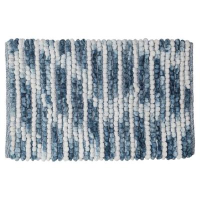 Sealskin vintage badmat 50x80cm polyester blauw Sealskin vintage badmat 50x80cm polyester blauw