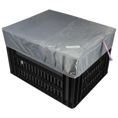 Fietskrat Hoes Kratcover Medium Zilver