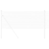 VidaXL Gelaste draadhek zilver 0.8 x 10 m - thumbnail