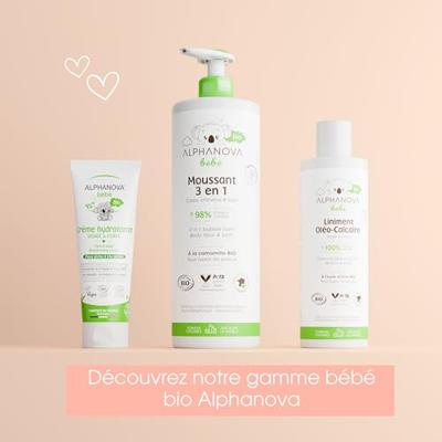 Alphanova Biologische 3 in 1 Bubble Wash voor Baby's Alphanova Biologische 3 in 1 Bubble Wash voor Baby's