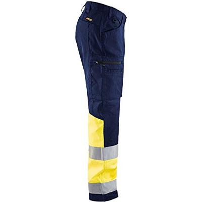 Blåkläder Werkbroek met stretch High-Vis 15511811 | Marine/High-Vis Geel | Maat 52 - 7330509538234