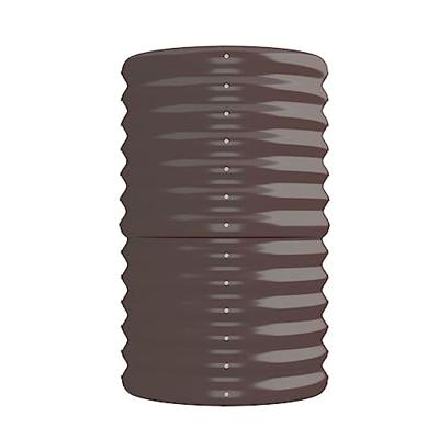 VidaXL Plantenbak 224x40x68 cm gegalvaniseerd staal bruin
